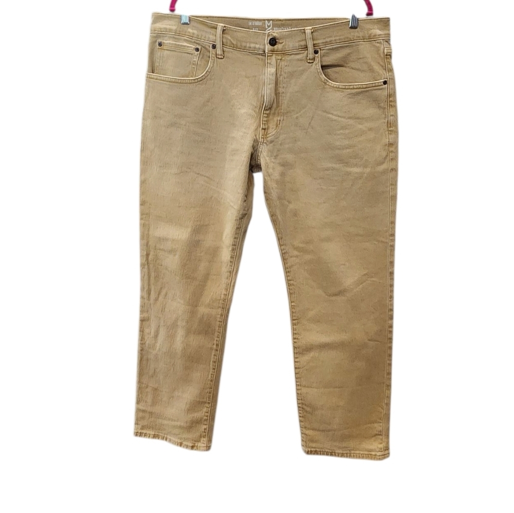 MUTUAL WEAVE Relaxed Fit Tan Jeans